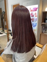 ビーハイブ ギフト(BeeHIVE GIFT)&nbsp;ツヤ髪　セミロング　ボルドーカラー