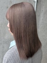 エノア 東京(ENORE)&nbsp;ミルクティグレージュ/ミルクティ/ミディアム/ダブルカラー