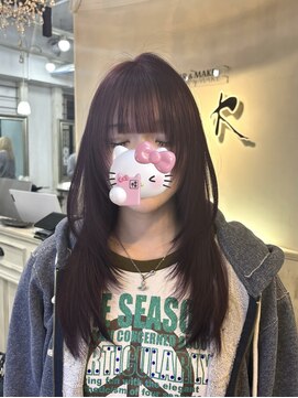 ヘアーアンドメイク シークタチカワ 立川店(Hair&Make Seek) 【澤飯】ブリーチなしラベンダー×韓国レイヤーカット