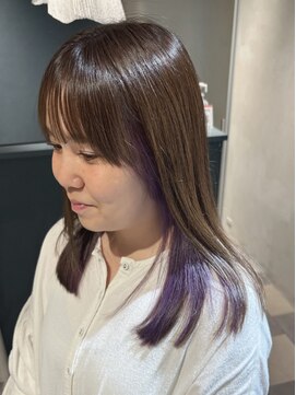 ルウ 押上(rue) 〈押上 半個室〉グレージュ×インナーパープル