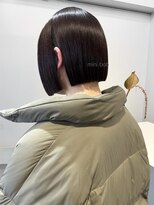 コットン(cotton) ぷつっとミニボブ透明感グレージュ