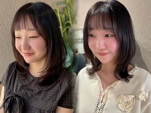 似合わせ診断で“本当に似合う”を提案[橋本/ショート/髪質改善/レイヤーカット/縮毛矯正/ダブルカラー]