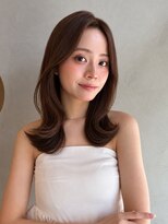ルーチェ 溝の口(Luce)&nbsp;マロンカラーの上品な重めレイヤーミディ