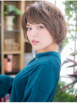 カバーヘア イヴ 戸頭店(COVER HAIR EVE) *+EVE戸頭+*…斜めバングで愛され顔♪前下がりボブｃ