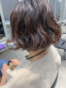 テトヘアー(teto hair) bob(パーマ、ボブ、カジュアル、簡単スタイリング)