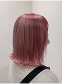 【kate 】☆大宮 イチゴミルクカラー×外ハネミディ