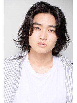 ラレイ(Lalei) 【ささき】かき上げセンターパートアンニュイゆるウェーブ