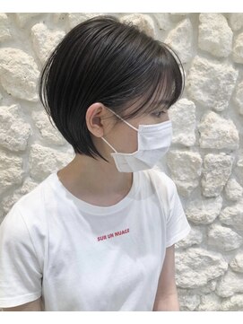 モアナ バイ ヘッドライト 沖縄東崎店(Moana by HEADLIGHT) Moana【東崎】#耳掛けショート#ミニマムショート#グレージュ