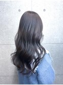 透ける暗髪＊オリーブグレー