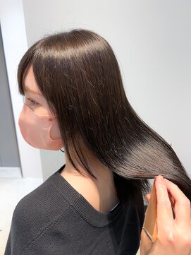 ジーナ 勝どき(Zina) デザインカラー/くびれヘア/似合わせカット/アースカラー[丸山]