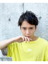 黒髪ツーブロック刈り上げ/刈り上げショート/20代30代40代