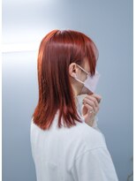 ノード(NODO)&nbsp;レッドカラーの切りっぱなしロブ