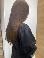カノエ 福岡香椎店(canoe)&nbsp;ロングヘア/艶髪/ベージュカラー/髪質改善縮毛矯正/髪質改善