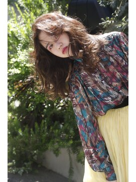 リブロ 三軒茶屋(LIBRO) ヒッピー×くせ毛風セミロング