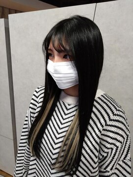 ニーナ ビューティーサロン(NINA Beauty Salon) プルエクステでインナーカラー
