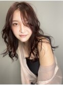 hairLux天王店/三ヶ日店・髪質改善カシスピンクブラウン