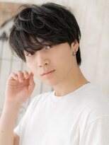 モッズヘア メン 新所沢店(mod's hair men)&nbsp;グレージュカラー×前髪パーマニュアンスマッシュE新所沢