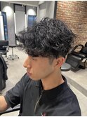 大人波巻きパーマ3