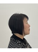 《AO hair》前下がりボブ