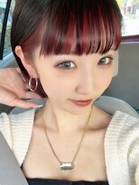 ロンドヴァリー 渋谷店(Lond vallee)&nbsp;韓国風前髪カラーレッド！