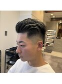 オールバックメッシュ