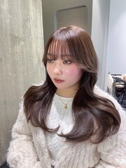 レイヤーカット×髪質改善トリートメント/韓国/艶髪カール