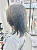 外ハネスタイル
