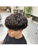 メンズ王道マッシュ緩めツイストスパイラル