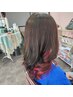 【ブリーチなし】インナーカラー/イヤリングカラー＋全体カラー＋カット
