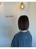 切りっぱなしボブ