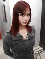 ペレ 梅田(PELE) 前髪/アンブレラカラー/こなれミディ/イメチェン/ウェーブパーマ