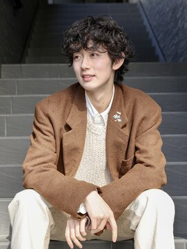 エムスラッシュ アヴェダ 自由が丘(M.SLASH AVEDA) シャドウパーマ/前髪パーマ/サーフカール/自由が丘/メンズ