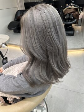 ロンドメリア 天神大名店(Lond Melia) ★小顔黒髪クラゲヘアーオリーブグレーココアベージュ髪質改善★