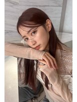 エヌ 武庫之荘店(enu)&nbsp;ピンクブラウン#韓国ヘア