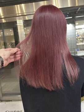 エレン 新百合ヶ丘店(ELEN) ブリーチしてピンクカラーに