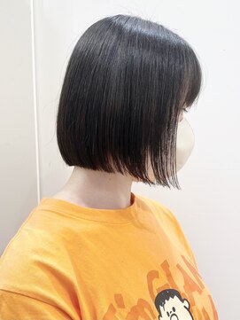 モリオフロムロンドン 松戸店(Morio from London) 【モリオ松戸　石山】黒髪ナチュラルボブミニボブ顎ラインボブ