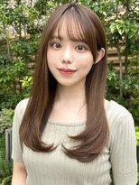 ミラリー トウキョウ(Mirareee Tokyo) 20代30代40代◎前髪パーマ韓国風巻きくすみベージュお団子ヘア