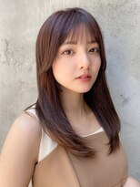 エトラ 渋谷店(etora)&nbsp;小顔 美髪 レイヤーカット イメチェン ワイドバング"