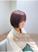 顔周りレイヤー×チェリーピンク