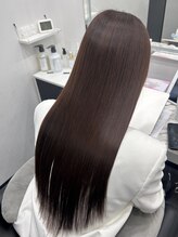 ピリオド 赤坂(Period.) ロングヘアービターチョコレートカラー髪質改善 赤坂見附