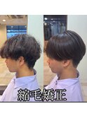 曲がる縮毛矯正で作るシースルーマッシュ【村田指名】