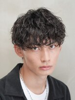 エリマ 横浜西口(elima)&nbsp;横浜西口緩めシャドウパーマメンズマッシュパーマスパイラル