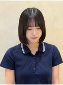 首元すっきりコンパクトボブ