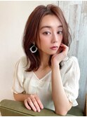 30代40代ぎりぎり結べる切りっぱなしボブ/タッセルカット