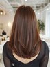 巻ける♪プレミアム艶縮毛矯正+カット+リタッチカラー+5step髪質改善TR