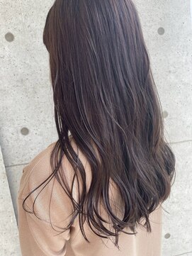 髪質改善/顔周りレイヤーカット/グレージュ[千葉/千葉駅]