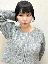 セルカ 新宿(CERCA)&nbsp;新宿韓国ヘア/前髪、顔まわり、おくれ毛、黒髪/トレンドカラー