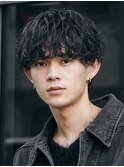 大分メンズパーマルーズパーマシャドウパーマッシュウルフつよめ