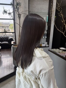 アールトゥーヘアー(art To Hair) ロング/グレージュ/ツヤカラー