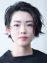 ダブル(DOUBLE)&nbsp;ハッシュカットグレージュデザインカラーツートーンカラー高松